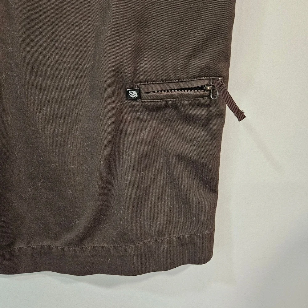 Vintage LOST ENTERPRISES Mens 36 Chino Y2K Skateboard Shorts Brown 24 in Long‎
